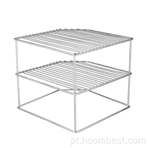 Organizador de metal para prateleira de cozinha de 3 camadas Suporte para jarras estojo preto Rack Spice Desktop Armazenamento cromado